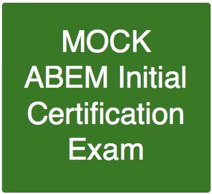 abem certification exam